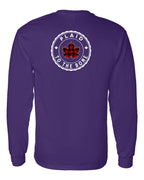Plaid to the Bone Circle Leaf Left Chest and Back Long Sleeve - Gildan Canada (sewn Internationally) - Unisex