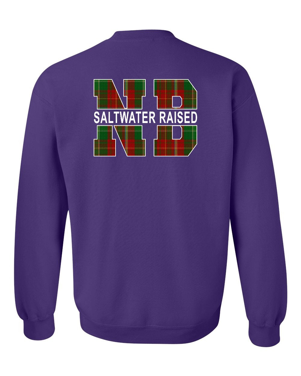 New Brunswick Saltwater Raised Left Chest and Back Crewneck