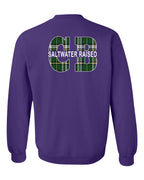 Saltwater CB Raised Left Chest and Back Crewneck Sweatshirt - Unisex