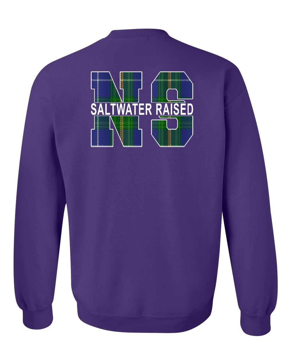 Saltwater Raised NS Left Chest and Back Crewneck Sweatshirt - Unisex