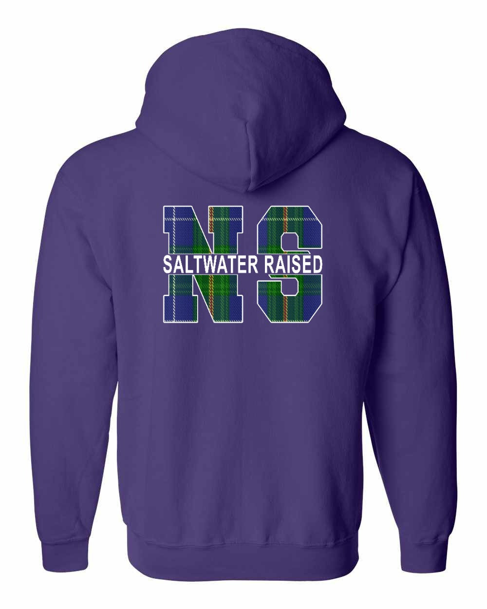 Saltwater Raised Left Chest and Back zip-hoodie