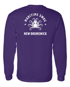 Maritime Swag NB Octopus Left Chest and Back Long Sleeve Tee - Unisex