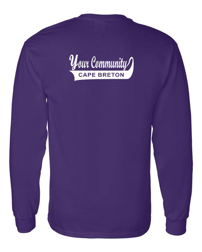 Your Community Swoop (Cape Breton) Left Chest and Back Long Sleeve Tee