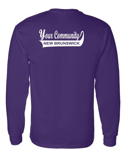 Your Community Swoop (New Brunswick) Left Chest and Back Long Sleeve Tee