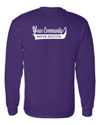 Custom Your Community Swoop (NS) Left Chest and Back Long Sleeve Tee - Unisex