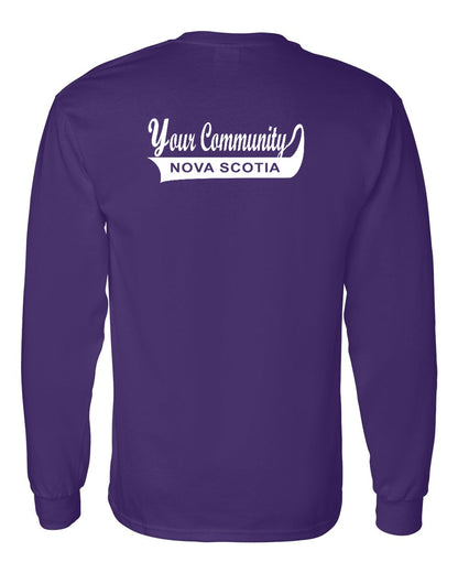 Your Community Swoop (Nova Scotia) Left Chest and Back Long Sleeve Tee
