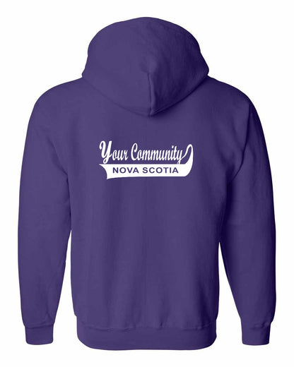 Your Community Swoop (Nova Scotia) Left Chest and Back zip-hoodie