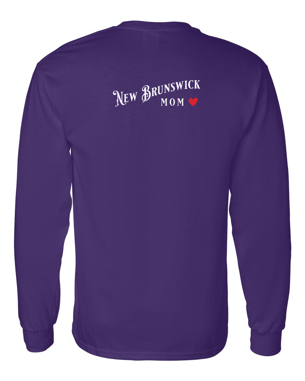 NB Mom Left Chest and Back Long Sleeve Tee - Unisex