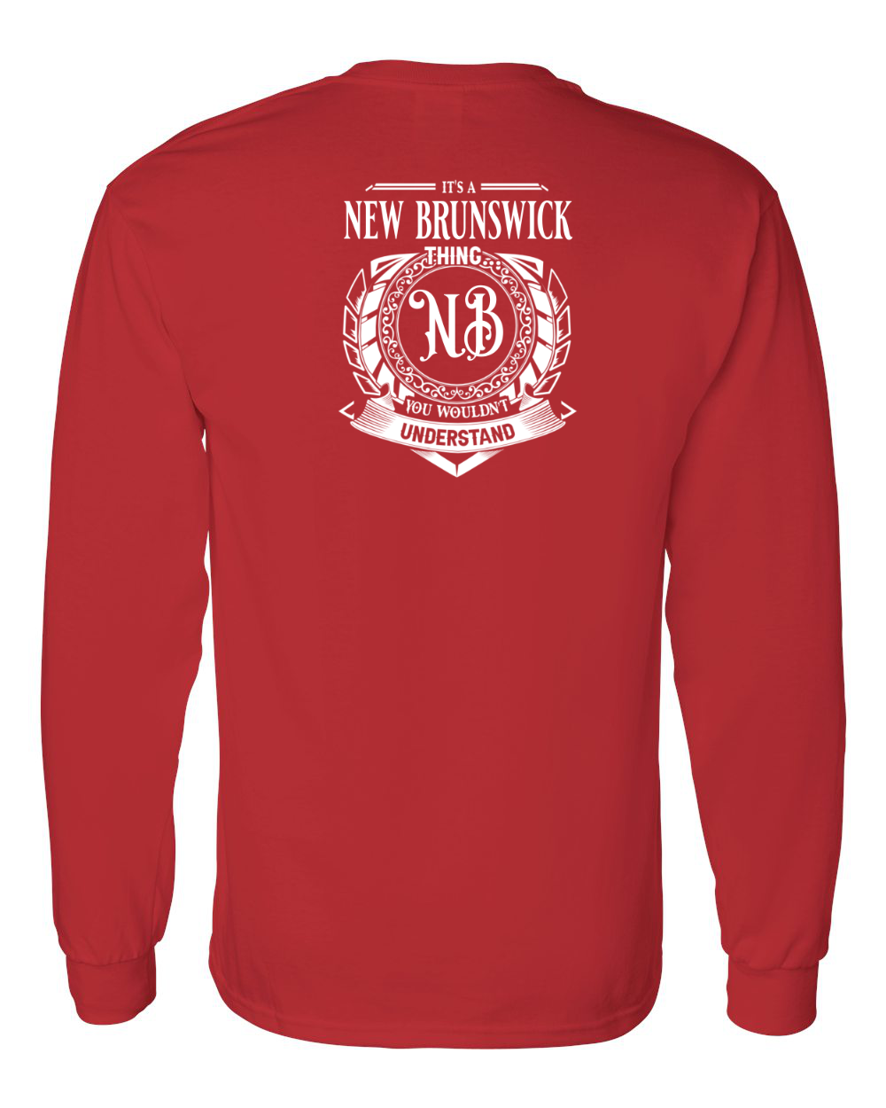 It's  A NB Thing Left Chest and Back Long Sleeve Tee - Unisex