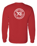 Born & Raised NB Left Chest and Back Long Sleeve Tee - Unisex