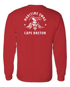Maritime Swag CB Pirate Left Chest and Back Long Sleeve Tee - Unisex
