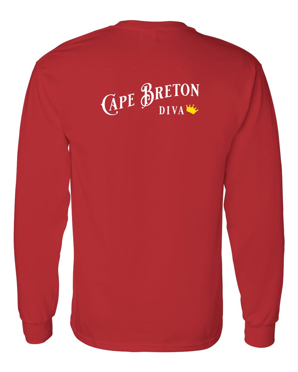 Cape Breton Diva Left Chest and Back Long Sleeve Tee