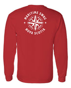 Maritime Swag NS Compass Left Chest and Back Long Sleeve Tee - Unisex