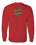 Anchored in CB (New Design) Left Chest and Back Long Sleeve Tee - Unisex