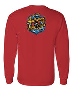 Anchored In NS (Old Design) Left Chest and Back Long Sleeve Tee - Unisex