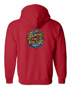 Anchored In NS (Old Design) Left Chest and Back Zip Hoodie - Unisex