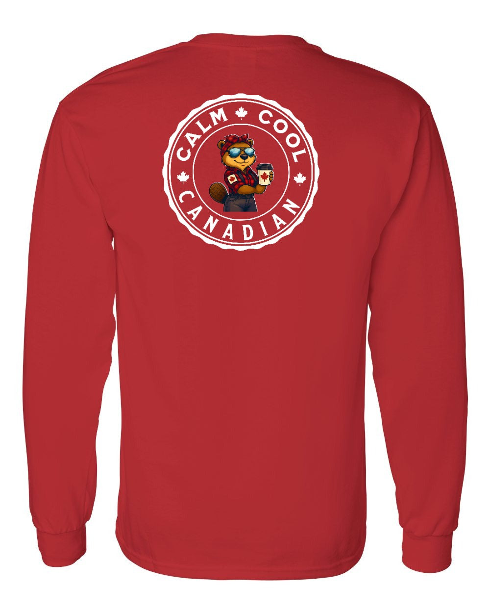 Calm Cool Rosie Sunglasses Left Chest and Back Long Sleeve - Gildan Canada (sewn Internationally) - Unisex