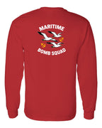 Maritime Bomb Squad Left Chest & Back Long Sleeve Tee - Unisex