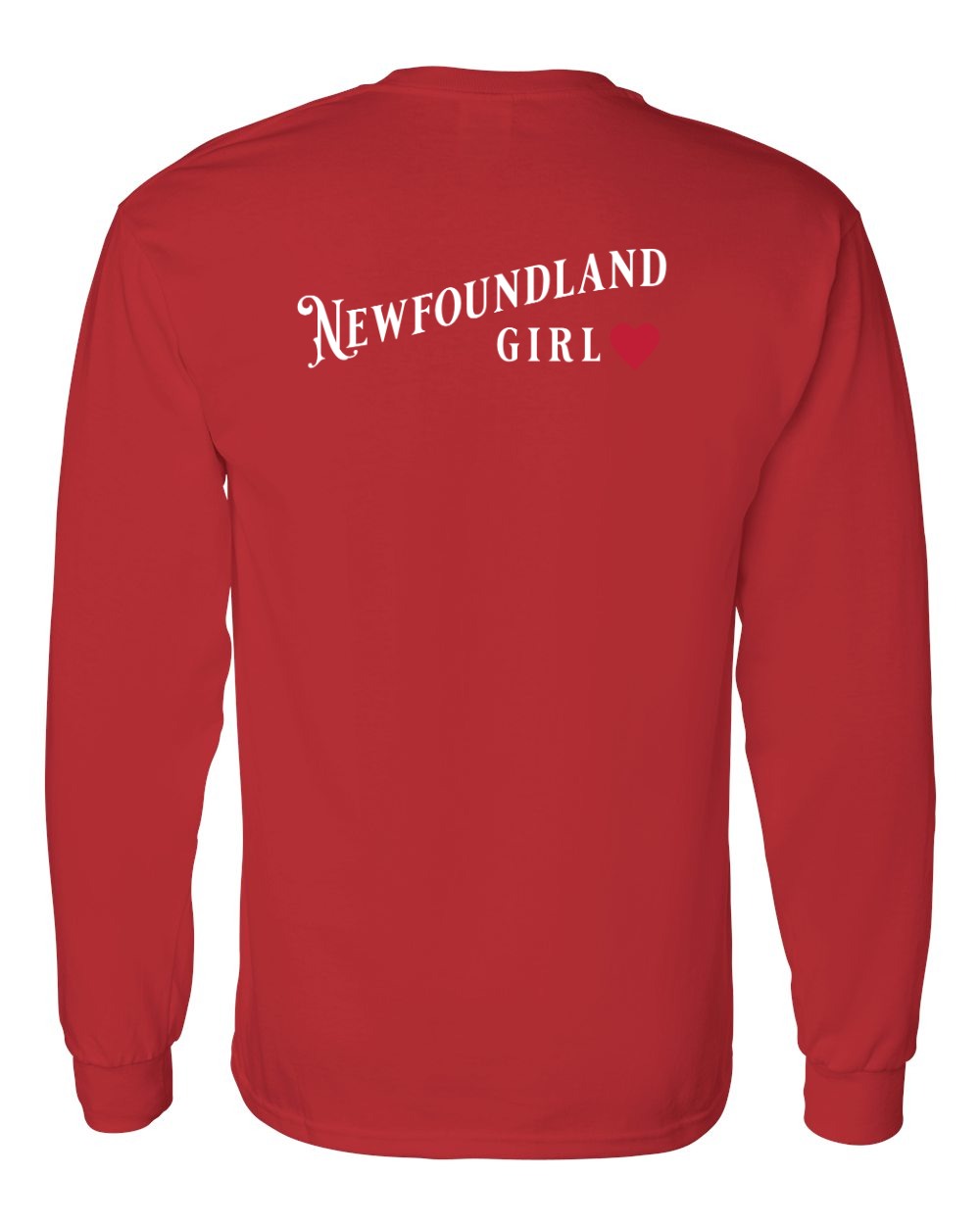 Newfoundland Girl Left Chest and Back Long Sleeve