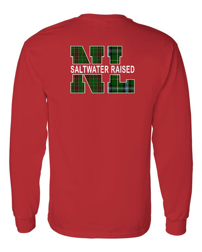 Newfoundland and Labrador Left Chest and Back Long Sleeve Tee