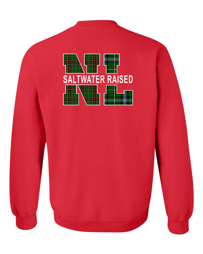 Newfoundland and Labrador Saltwater Raised Left Chest and Back Crewneck Sweatshirt (Copy)