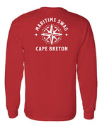 Maritime Swag CB Compass Left Chest and Back Long Sleeve Tee - Unisex