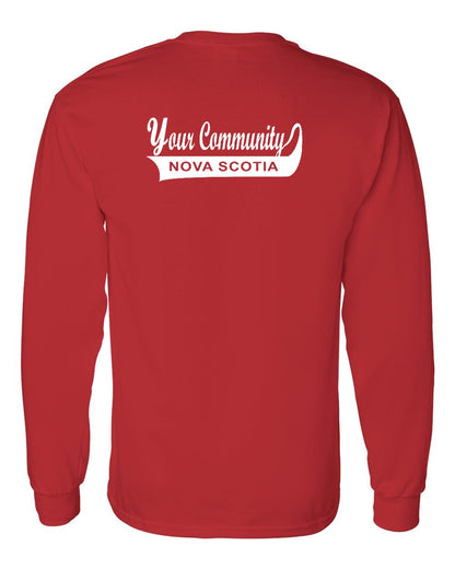 Your Community Swoop (Nova Scotia) Left Chest and Back Long Sleeve Tee