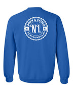 Born & Raised NFLD Left Chest and Back Crewneck Sweatshirt - Unisex