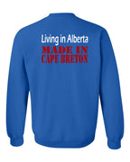 Living Alberta Made in CB Left Chest and Back Crewneck Sweatshirt - Unisex