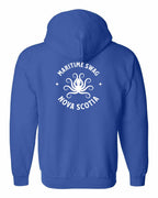 Maritime Swag NS Octopus Left Chest and Back Zip Hoodie - Unisex