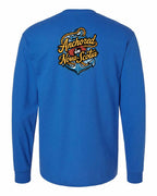 Anchored In NS (Old Design) Left Chest and Back Long Sleeve Tee - Unisex