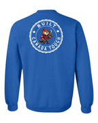 Built Canada Tough Male Beaver Left Chest and Back Crewneck Sweatshirt - Gildan Canada (sewn Internationally) - Unisex