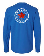 Calm Cool Canadian Leaf Left Chest and Back Long Sleeve - Gildan Canada (sewn Internationally) - Unisex