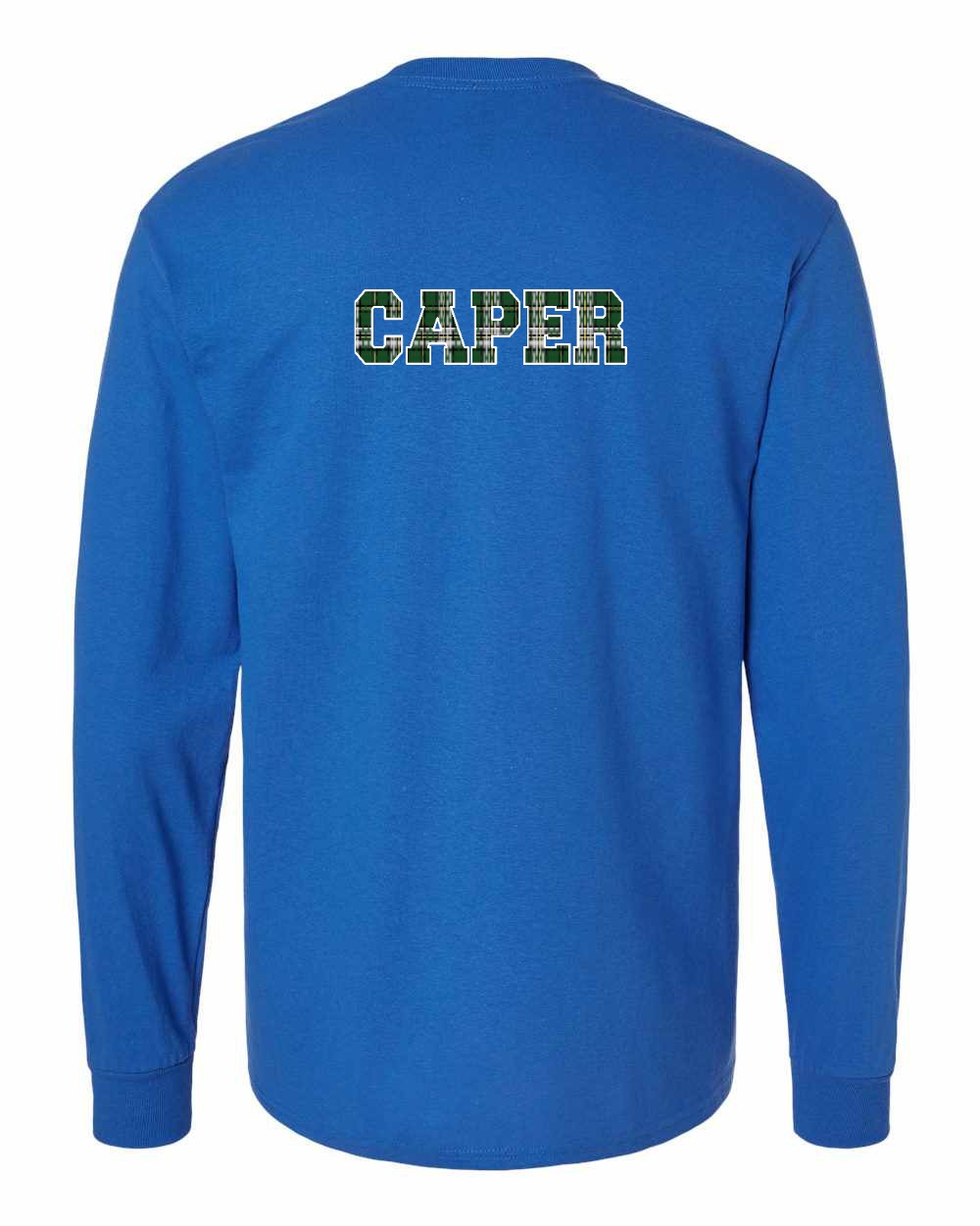 Caper Left Chest and Back Long Sleeve Tee - Unisex