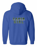 Caper Girl Left Chest and Back Zip Hoodie - Unisex