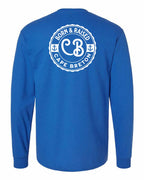 Born & Raised CB Left Chest and Back Long Sleeve Tee - Unisex