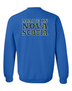 Made In NS ( Tartan Lettering) Left Chest and Back Crewneck Sweatshirt - Unisex