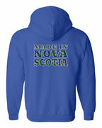 Made In NS Tartan Left Chest and Back Zip Hoodie - Unisex