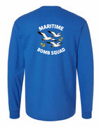 Maritime Bomb Squad Left Chest & Back Long Sleeve Tee - Unisex
