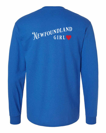 Newfoundland Girl Left Chest and Back Long Sleeve
