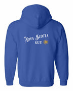 NS Guy Yellow Compass Left Chest and Back Zip Hoodie - Unisex