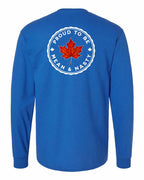 Proud Mean & Nasty Leaf Left Chest and Back Long Sleeve - Gildan Canada (sewn Internationally) - Unisex