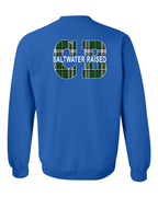Saltwater CB Raised Left Chest and Back Crewneck Sweatshirt - Unisex