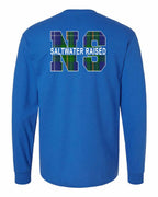 Saltwater Raised NS Left Chest and Back Long Sleeve Tee - Unisex