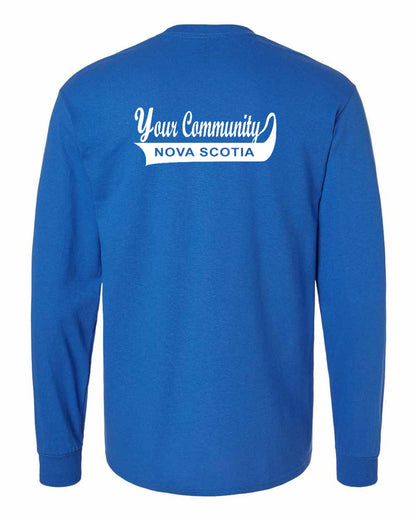 Your Community Swoop (Nova Scotia) Left Chest and Back Long Sleeve Tee