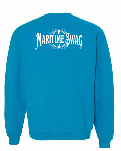 Maritime Swag Logo Left Chest and Back Crewneck