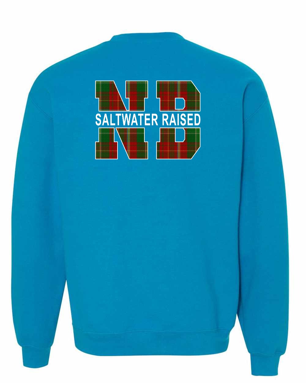 New Brunswick Saltwater Raised Left Chest and Back Crewneck