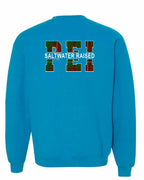 PEI Saltwater Raised Left Chest and Back Crewneck Sweatshirt - Unisex