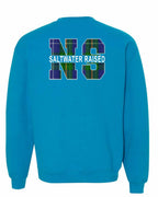 Saltwater Raised NS Left Chest and Back Crewneck Sweatshirt - Unisex