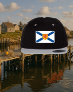 NS Flag Patch Flat Brim Hat